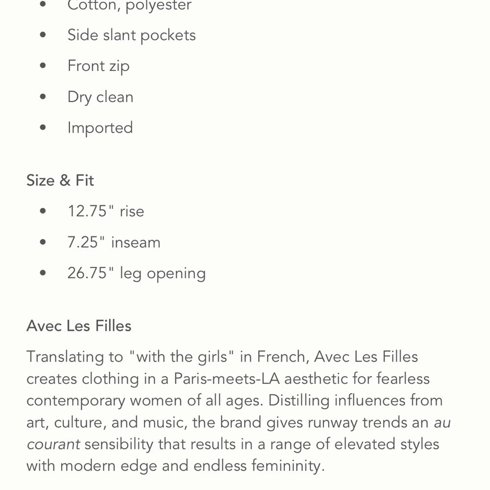 *Anthropologie Avec Les Filles Tweed Pleated Shorts - Picture 5 of 5